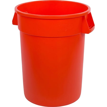 Carlisle Bronco 32 Gallon Waste Container, Orange 34103224